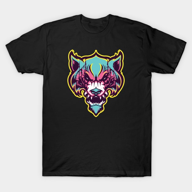 Big Bad Wolf T-Shirt by Kunstlerstudio